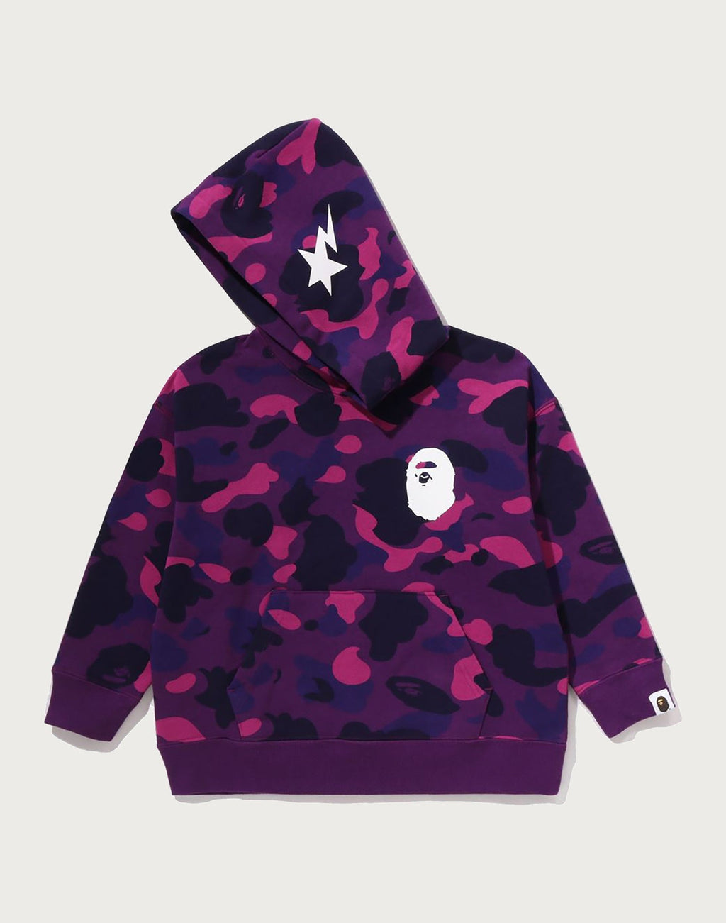 COLOR CAMO APE HEAD RELAXED FIT PULLOVER HOODIE KIDS