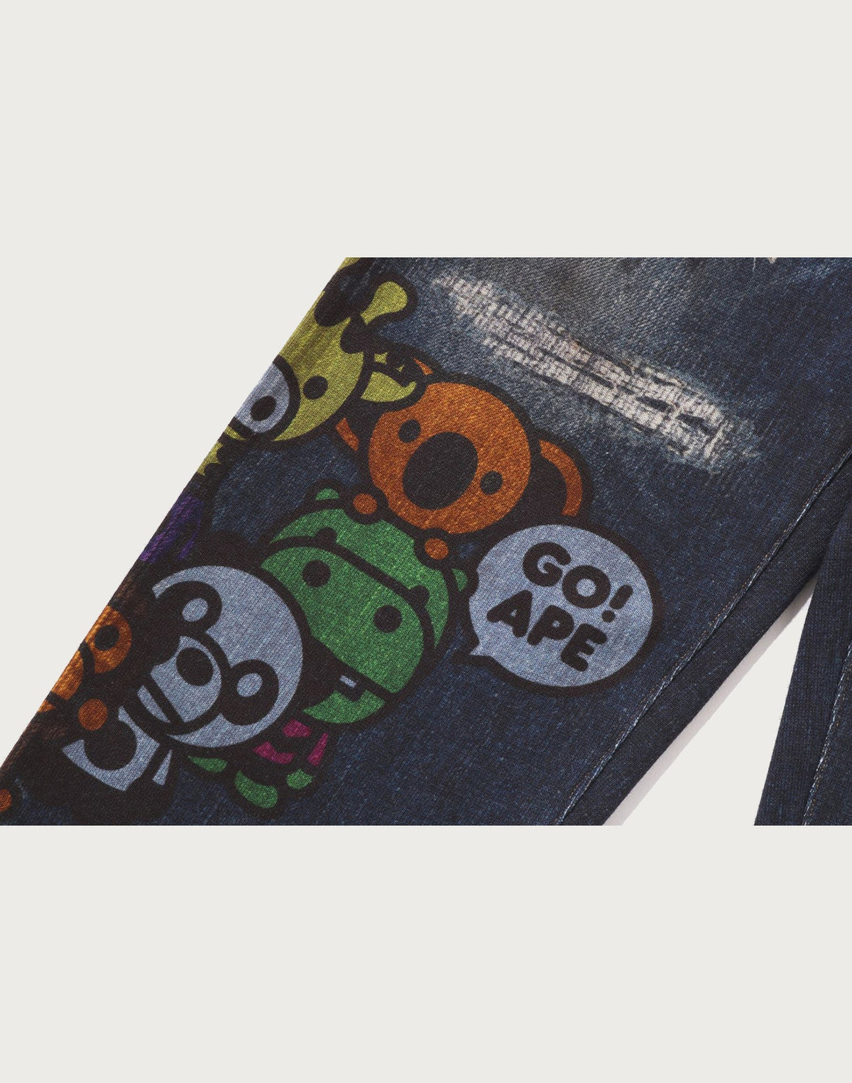 BABY MILO FRIENDS DENIM PRINT SWEAT PANTS KIDS