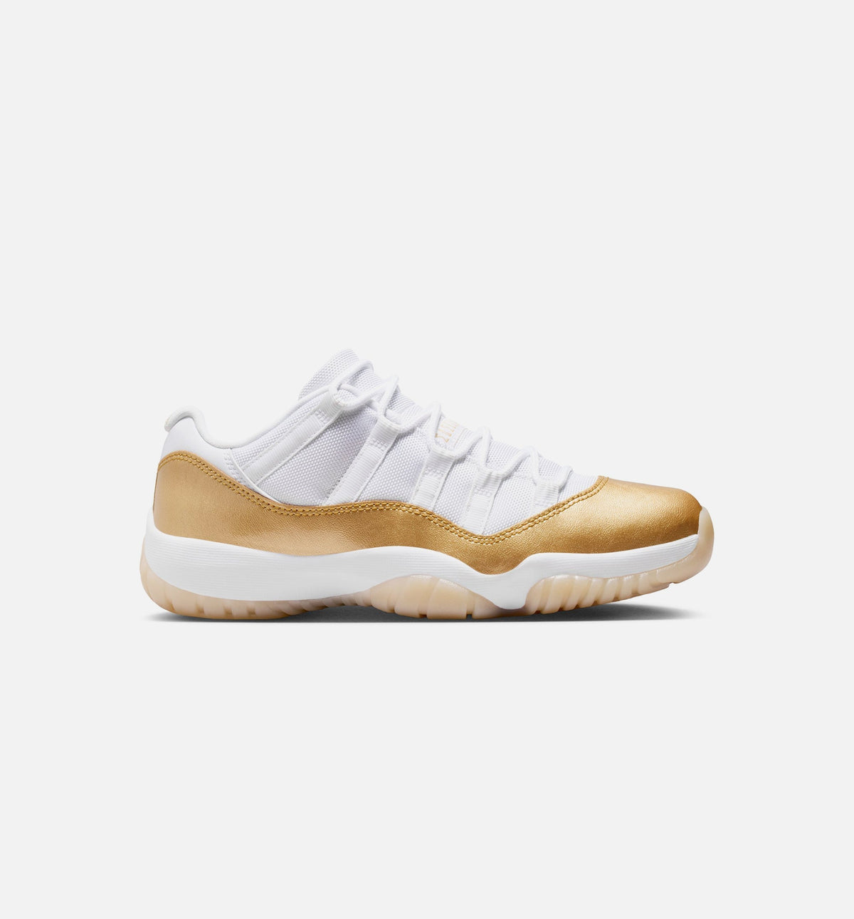 Air Jordan 11 Retro Low Mothers Day Women's Lifestyle Shoes - White/Metallic Gold/Team Gold
