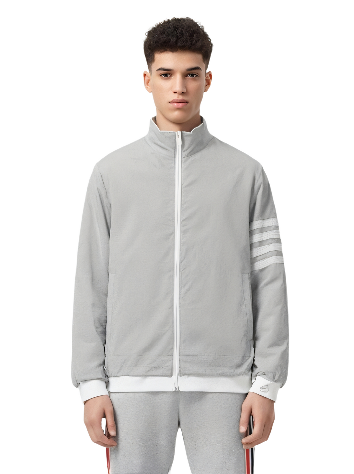 Checkered embossed jacket | Thom Browne
