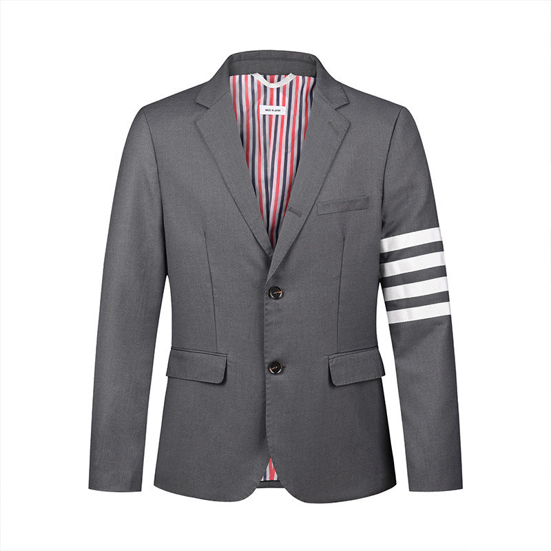 Men's four-piece white suit