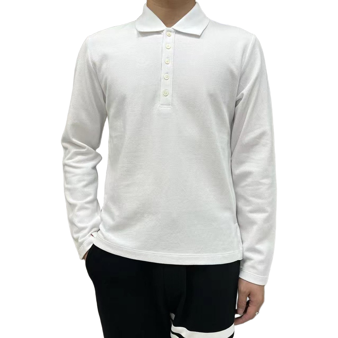 Lapel long-sleeved T-shirt | Thom Browne
