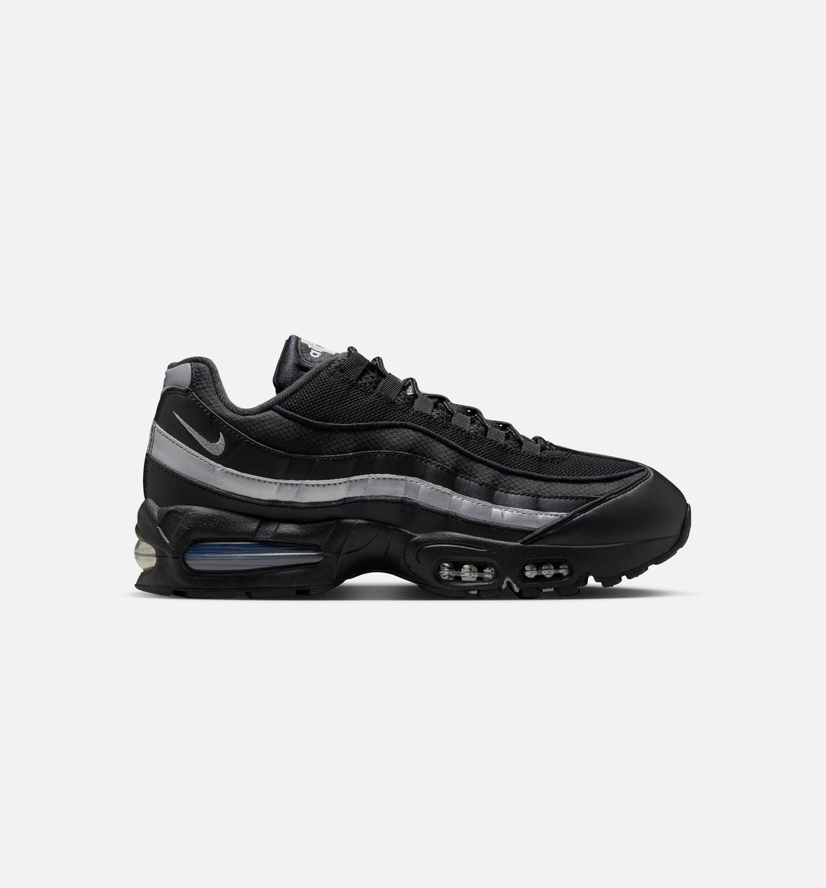 Nike Air Max 95 Big Bubble OG Reflective Accents Men's Lifestyle Shoes – Black/White/Metallic Silver
