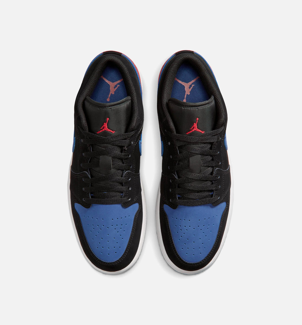 Air Jordan 1 Low Men's Shoes – Black / Summit White / True Blue / Varsity Red
