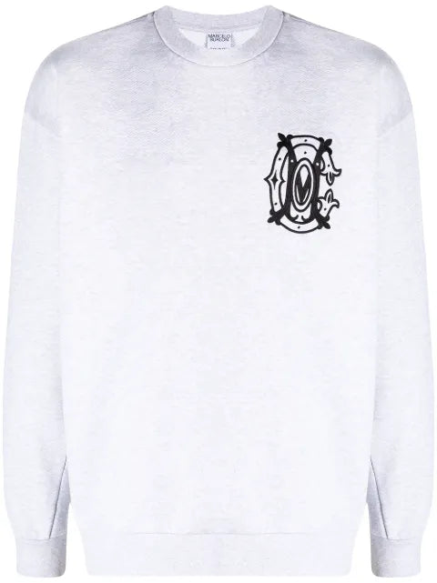 COUNTY OF MILAN logo embroidery sweatshirt