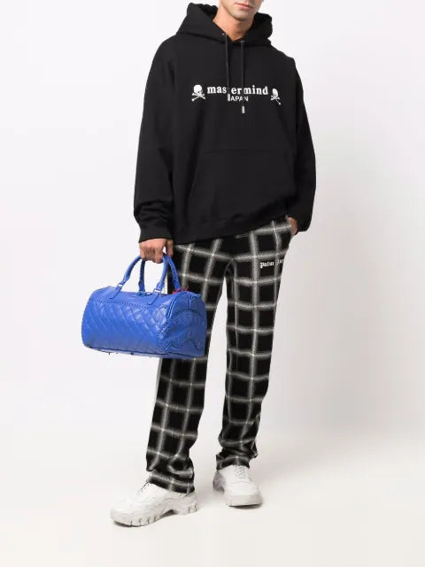 Mastermind World skull-print cotton hoodie