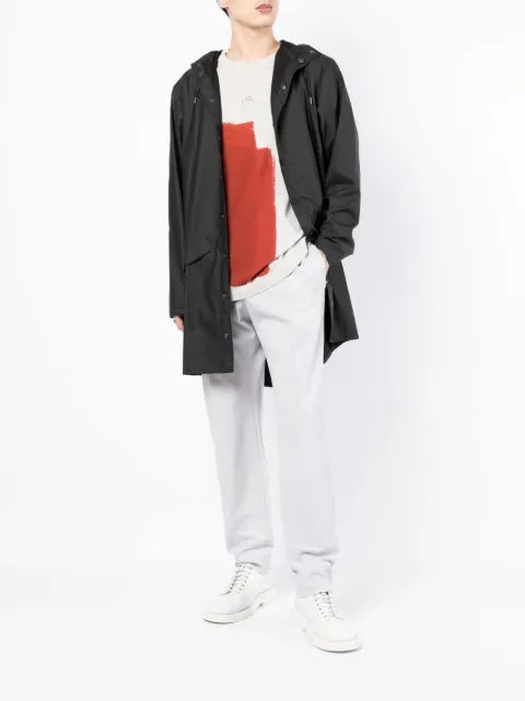 Rains zip-up hooded jacket