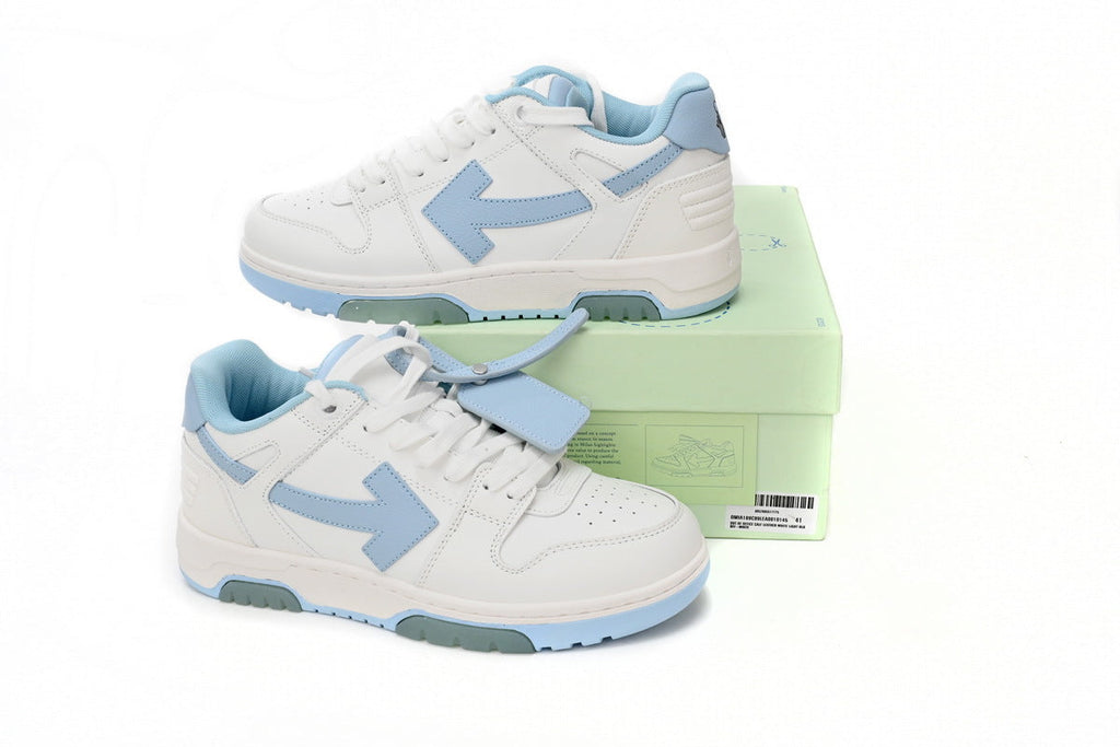 Off White Out Of Office Sky Blue And White Reps Sneaker OMIA189 C99LEA00 10145