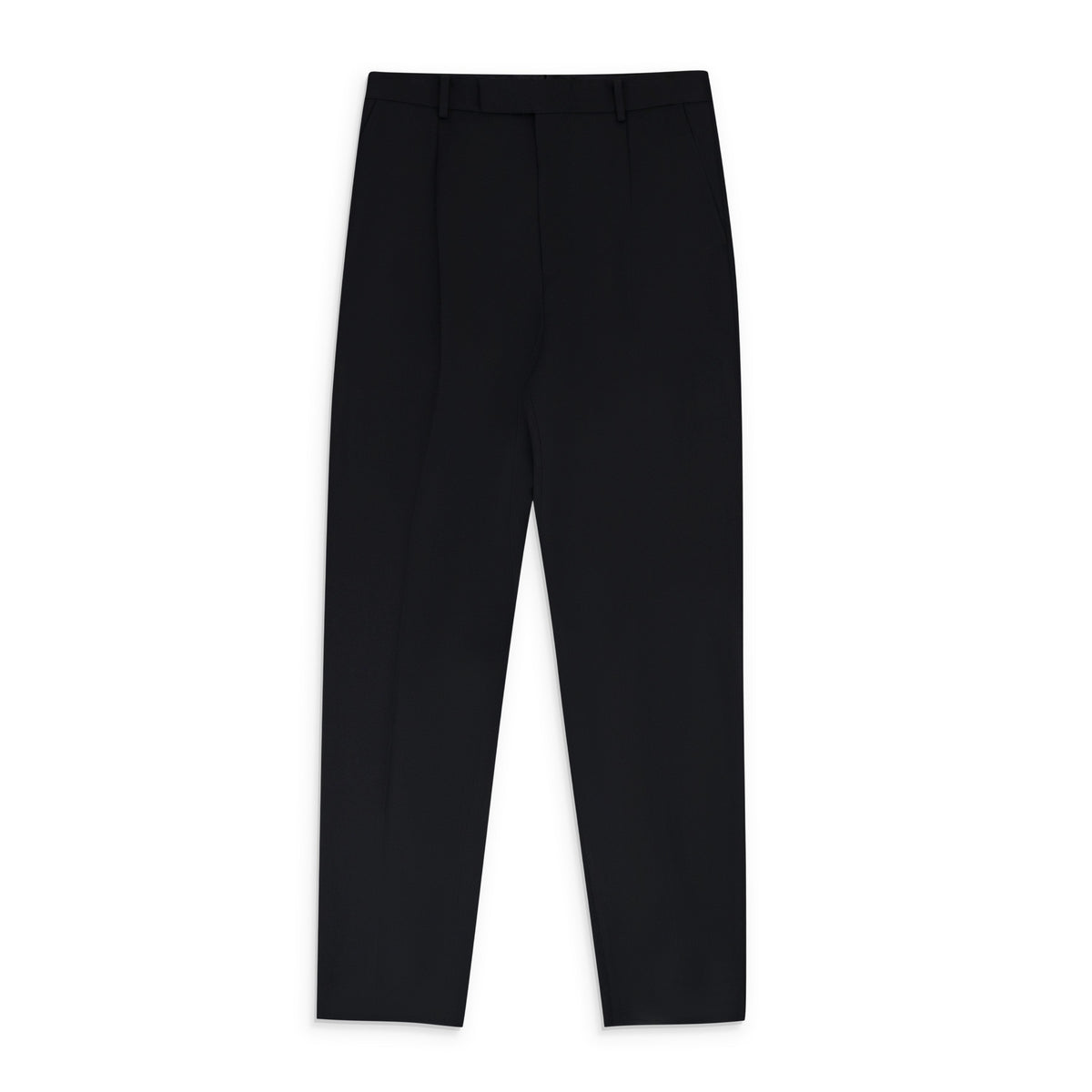 Black Pleated Trousers