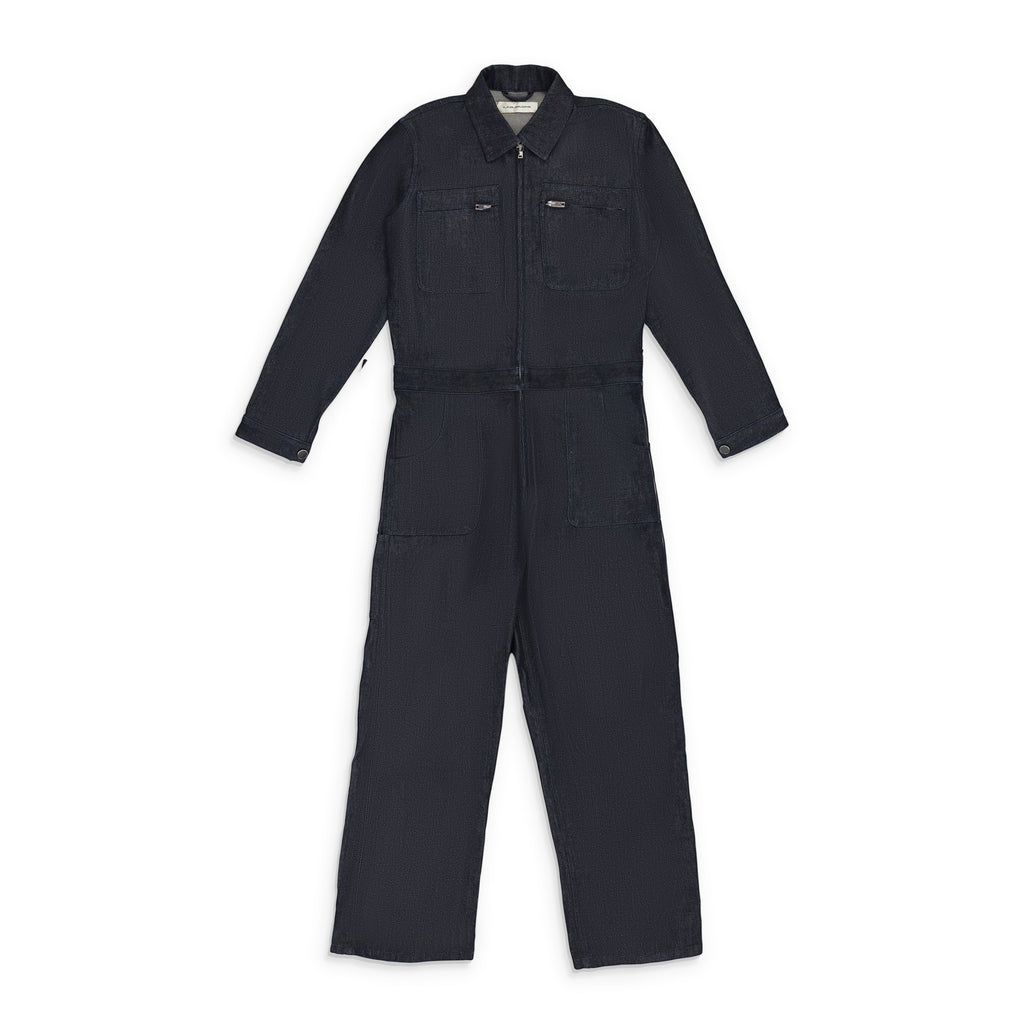 BLUE DENIM RELAXED JUMPSUIT