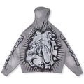 HELLSTAR Bulldog Air Brush Zip Up Hoodie