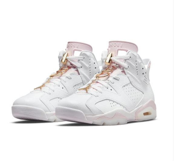 Air Jordan 6 Retro 'Gold Hoops' – Women's Sneakers DH9696-100