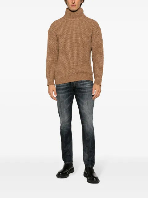 Roberto Collina roll-neck chunky-knit jumper