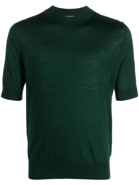 Ballantyne fine-knit wool T-shirt