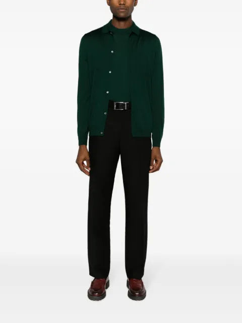 Ballantyne fine-knit wool T-shirt