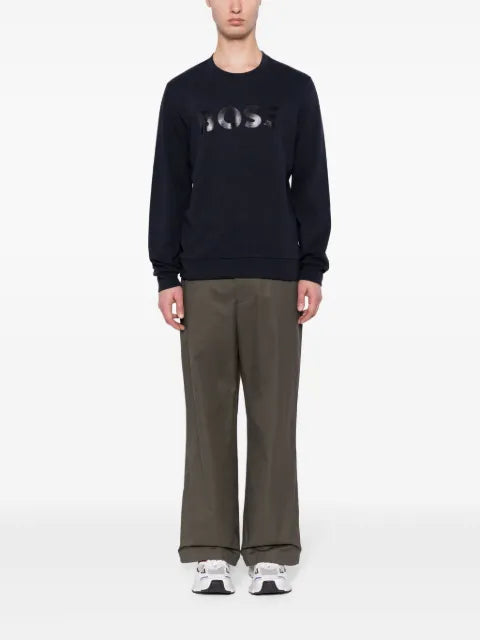 BOSS Salbo Mirror cotton sweatshirt