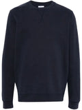 Sunspel ribbed-collar cotton sweatshirt