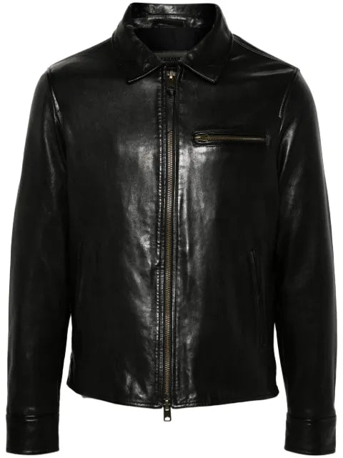 AllSaints Miller leather jacket