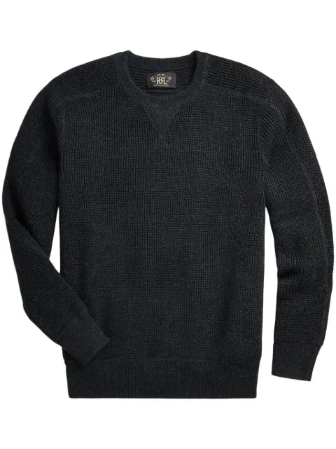Ralph Lauren RRL WAFFLE CREW-LONG SLEEVE-PULLOVER