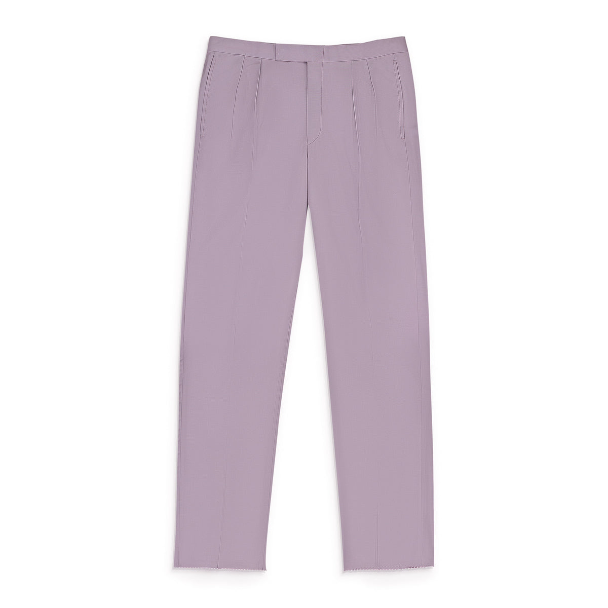 PINK TROPICAL WOOL SUIT TROUSERS