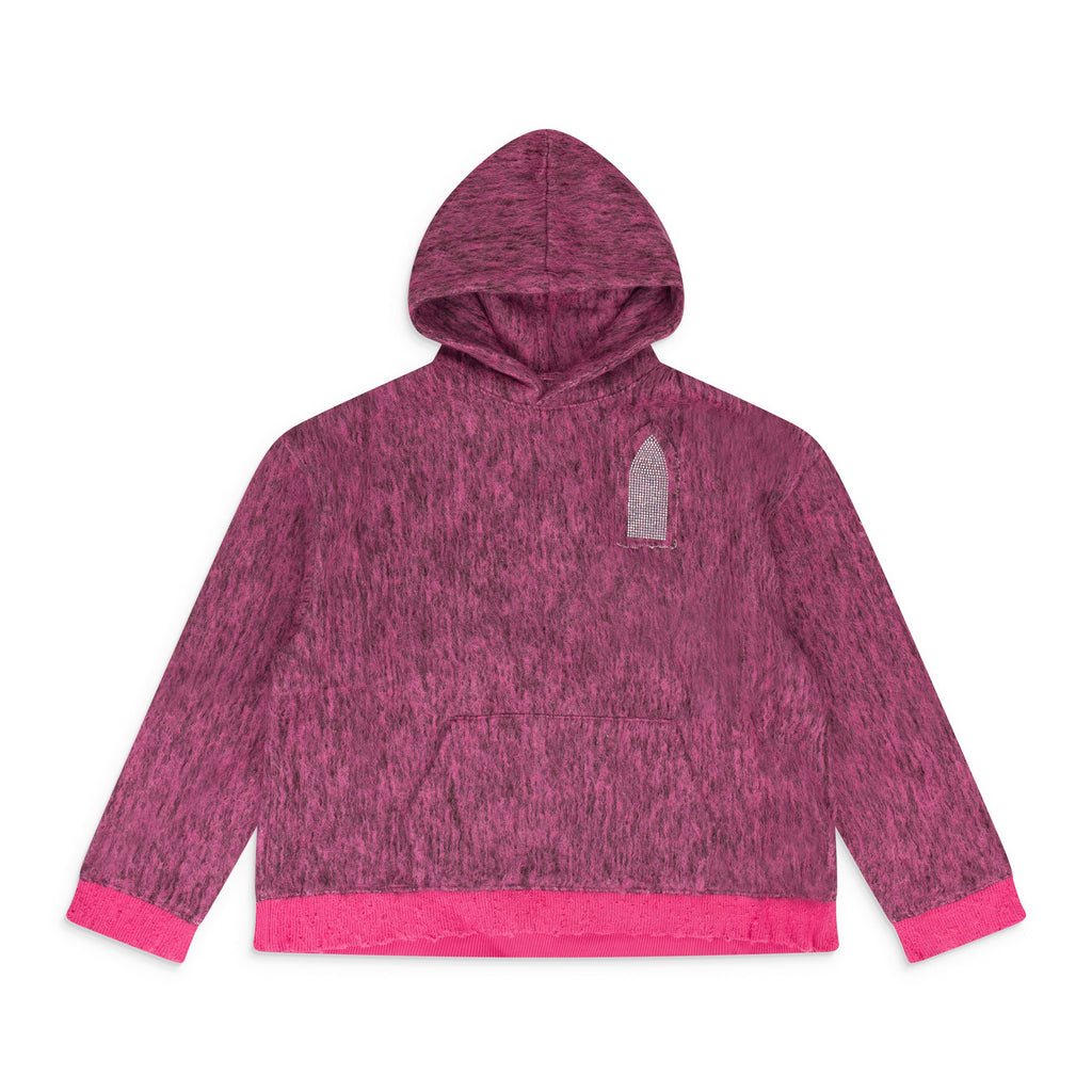 RED PYRAMID HOODED SWEATSHIRT