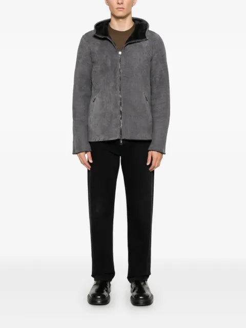 Giorgio Brato hooded jacket with shearling lining
