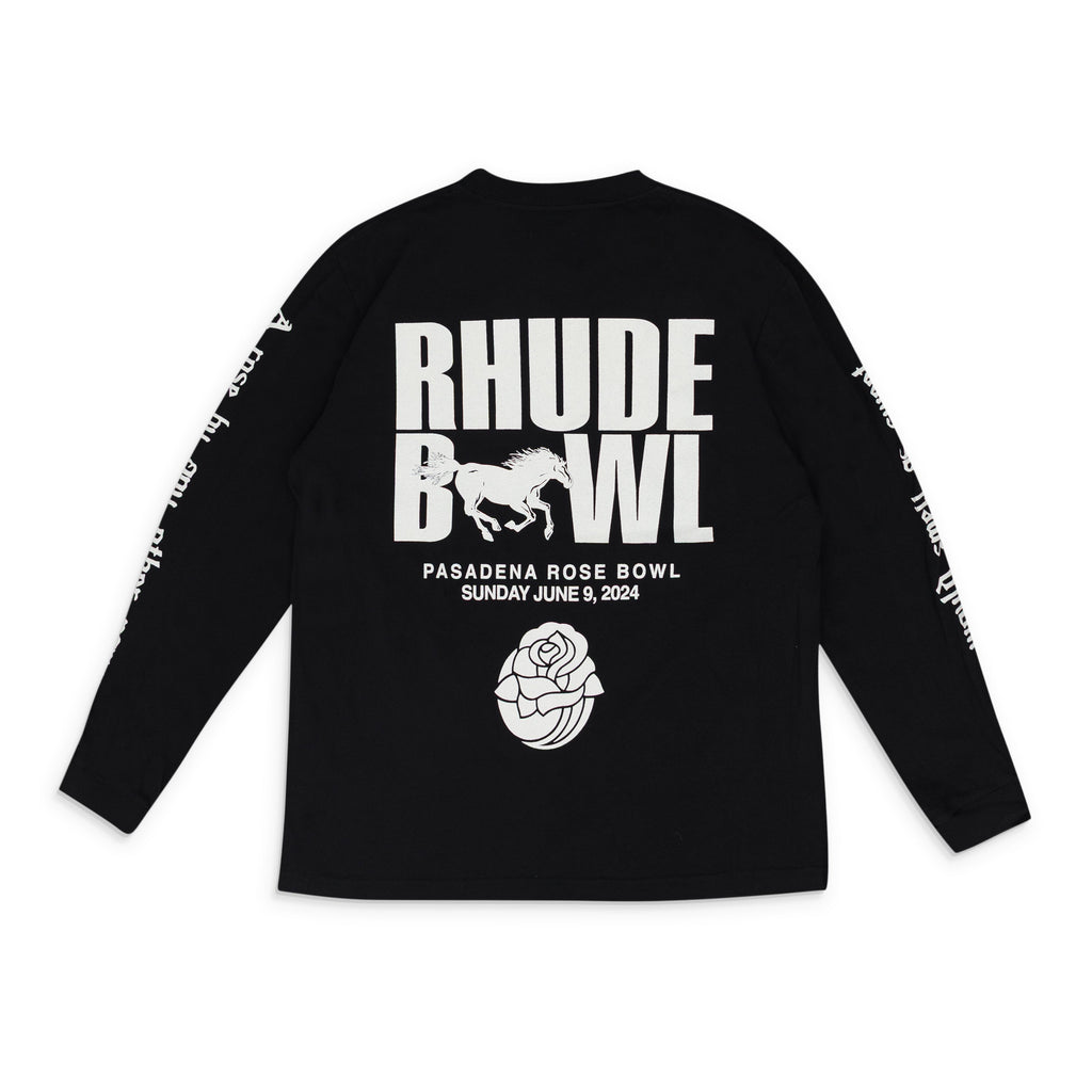 Black Rhude Bowl L/S T-Shirt
