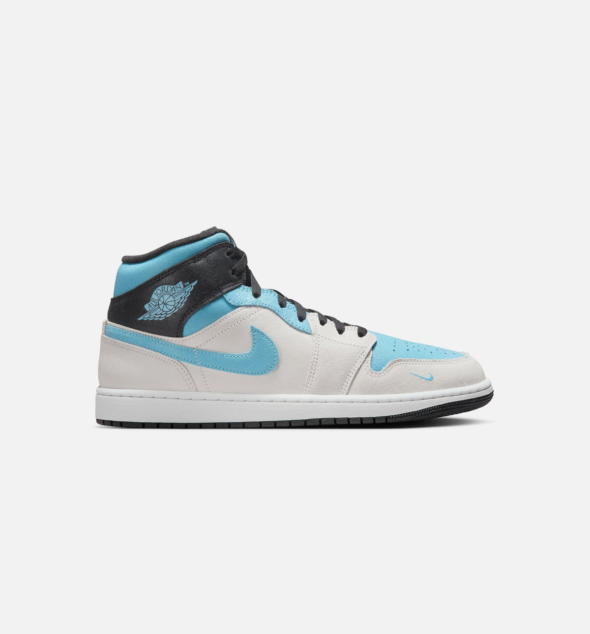 Air Jordan 1 Mid SE Men's Shoes – Summit White / Blue Chill / Black