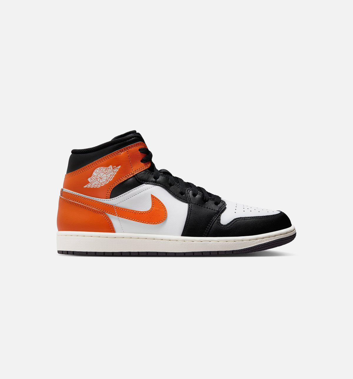 Air Jordan 1 Mid Men's Shoes – Starfish / White / Sail / Black