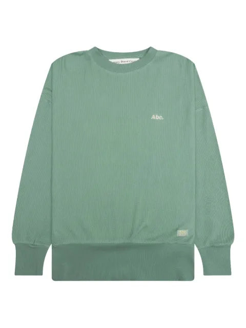 Advisory Board Crystals waffle crew-neck sweatshirt