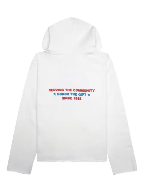 Honor The Gift Auto Association embroidered logo hoodie