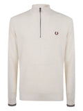 Fred Perry half-zip waffle sweater
