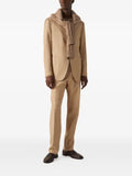 Zegna beige coat in oasi lino