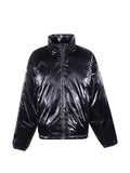 FEAR OF GOD ESSENTIALS metallic-effect funnel jacket