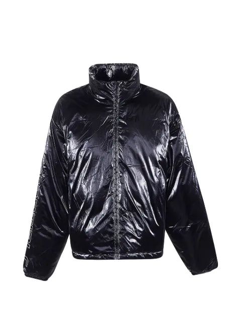 FEAR OF GOD ESSENTIALS metallic-effect funnel jacket