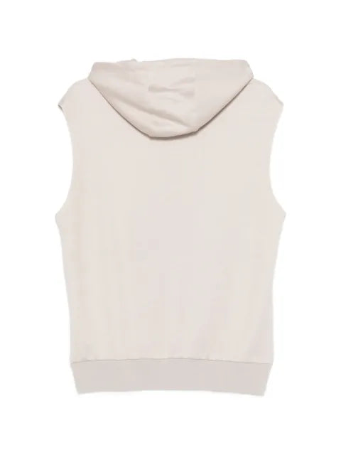 Eleventy hooded zip-up vest