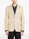 Lardini button notched lapel jacket