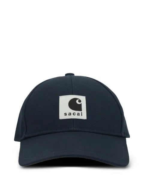 sacai x Carhartt WIP logo-patch baseball cap