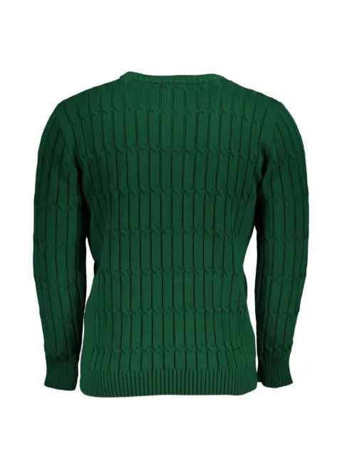 U.S. Grand cable-knit pocket-detail sweater