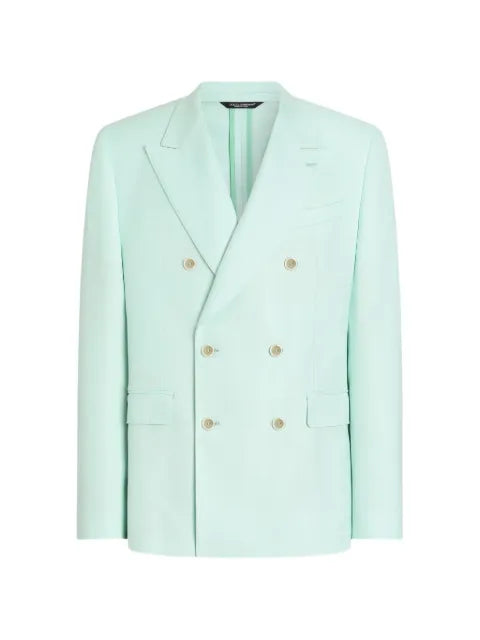 Dolce & Gabbana Sicilia Light double-breasted viscose jacket