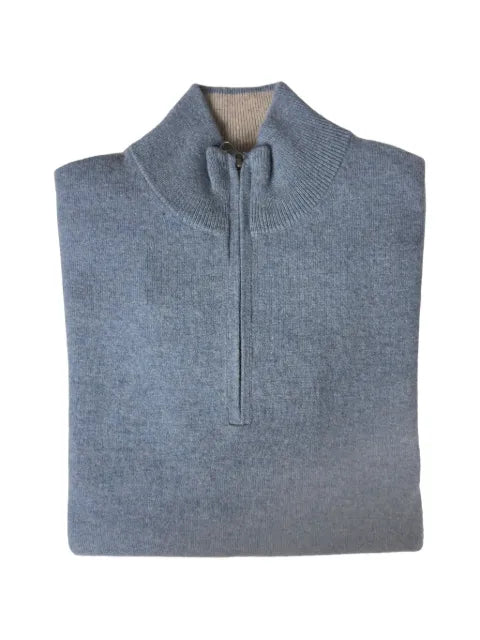 HARTFORD quarter-zip knit sweater