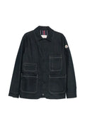Moncler Haderu denim mid-length shirt jacket