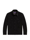 Ralph Lauren Purple Label suede cargo jacket