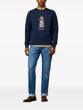 Hackett London Harry Heritage embroidered sweatshirt