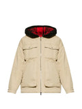DSQUARED2 logo-patch hooded jacket