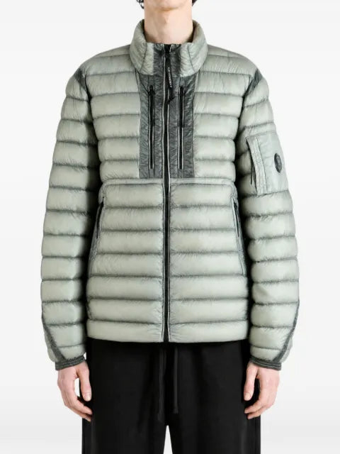 C.P. Company quilted-finish lens-detail jacket