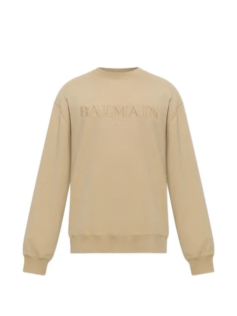 Balmain logo-embroidered sweatshirt