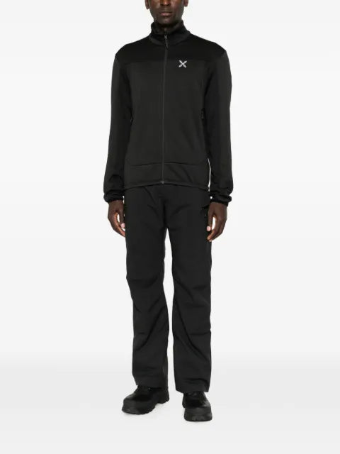 MONTURA logo-print zip-up sweatshirt