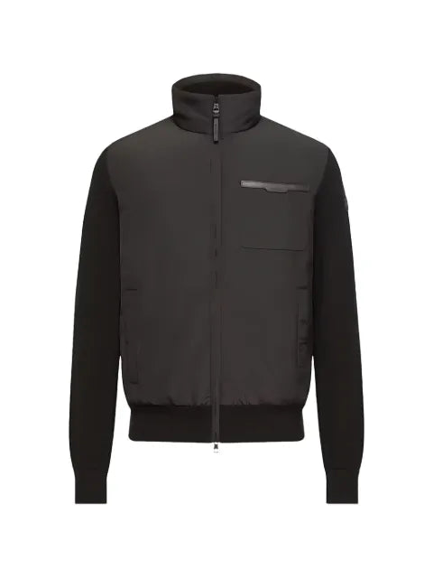 Moncler padded rib-knit cardigan