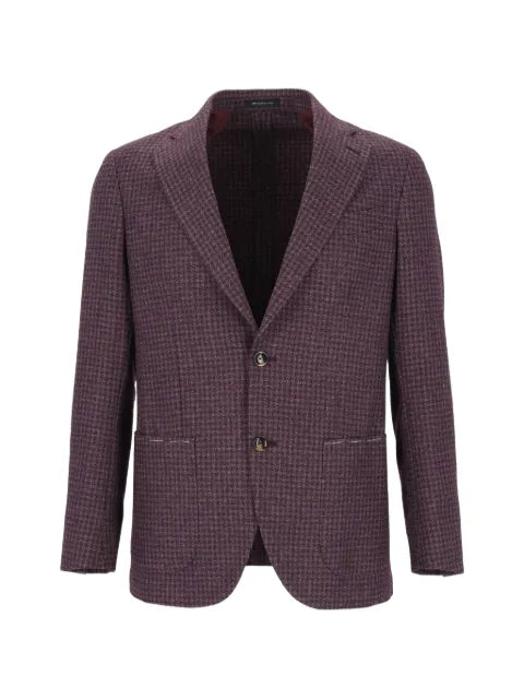 Al Duca D’Aosta 1902 houndstooth single-breasted blazer